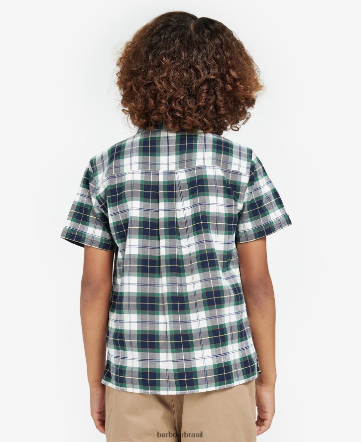 roupas Barbour camisa xadrez oxbridge tartan de hera de verão Rapazes NH44422515