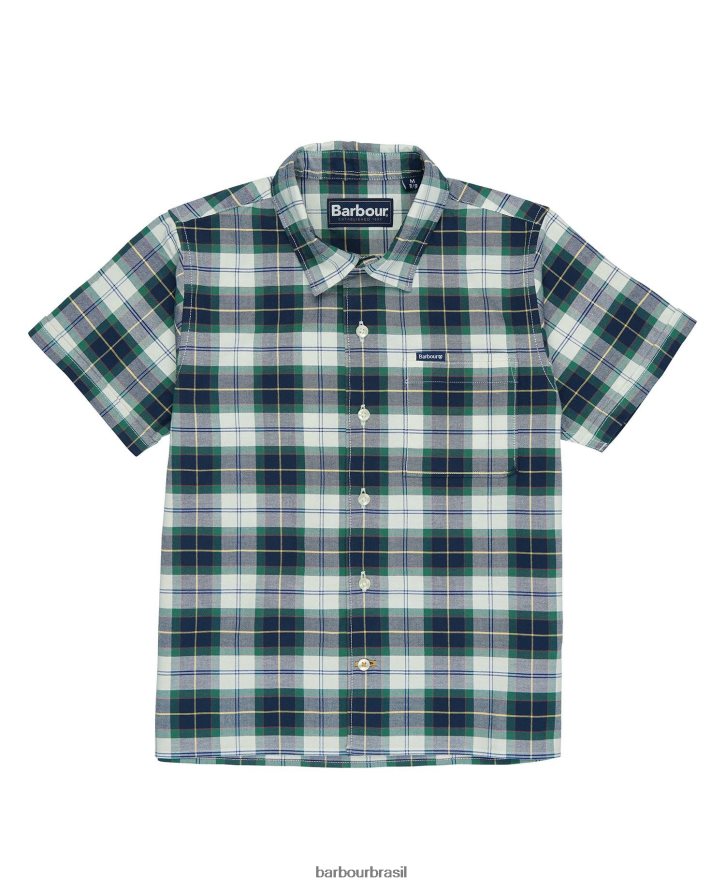 roupas Barbour camisa xadrez oxbridge tartan de hera de verão Rapazes NH44422515