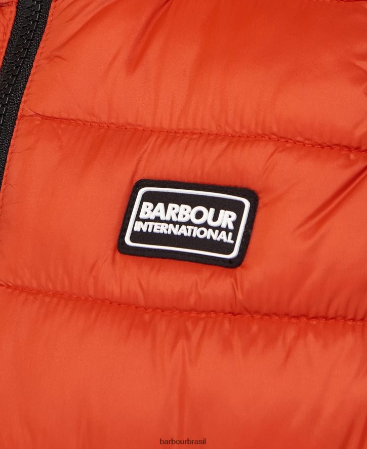 roupas Barbour colete de corrida com capuz laranja clássica Rapazes NH44422489