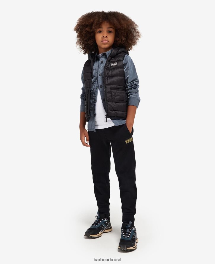 roupas Barbour colete de corrida com capuz laranja clássica Rapazes NH44422495