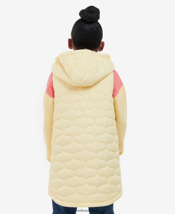 roupas Barbour colete espinhel nahla prímula/floral retrô garotas NH44422557