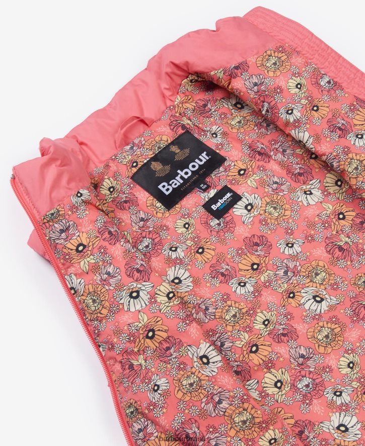 roupas Barbour colete espinhel nahla prímula/floral retrô garotas NH44422557
