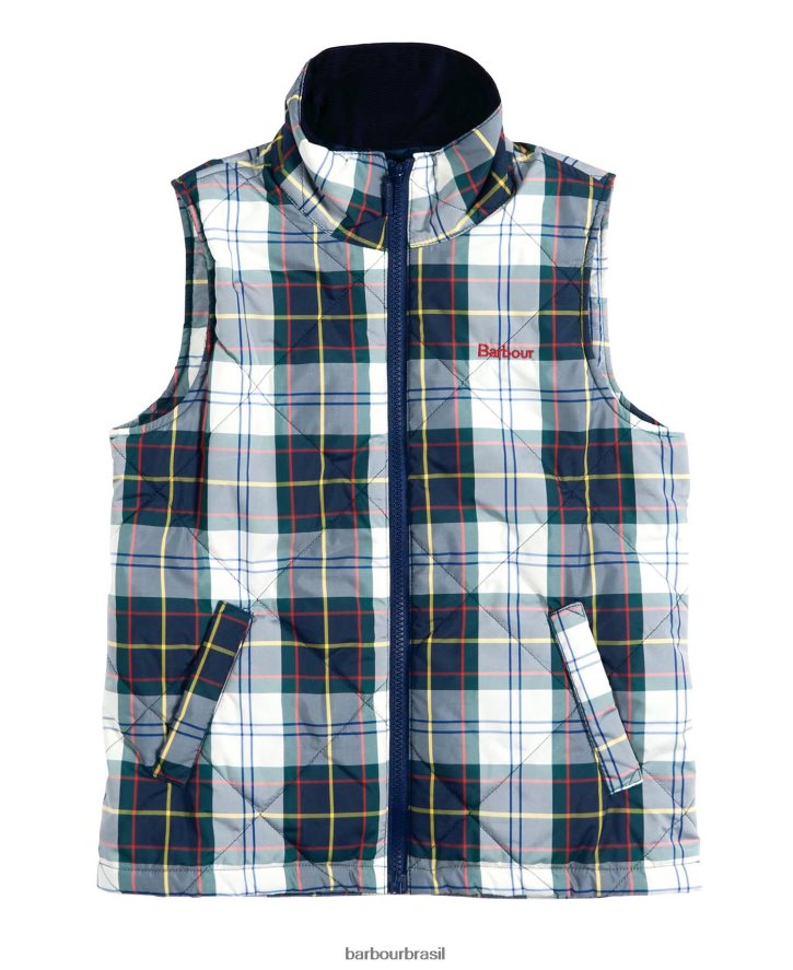roupas Barbour colete finnar tartan de hera de verão Rapazes NH44422494