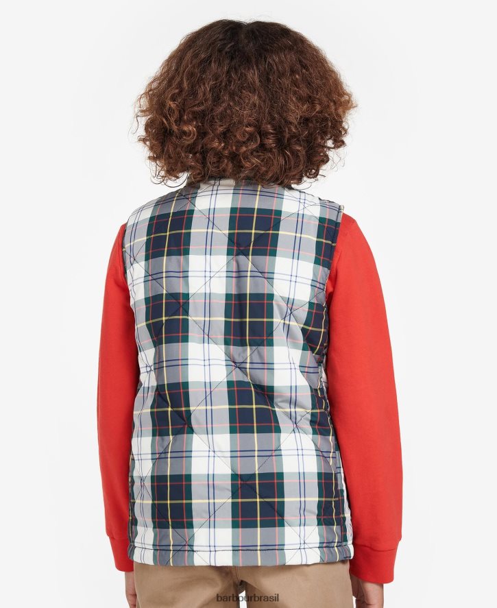 roupas Barbour colete finnar tartan de hera de verão Rapazes NH44422494