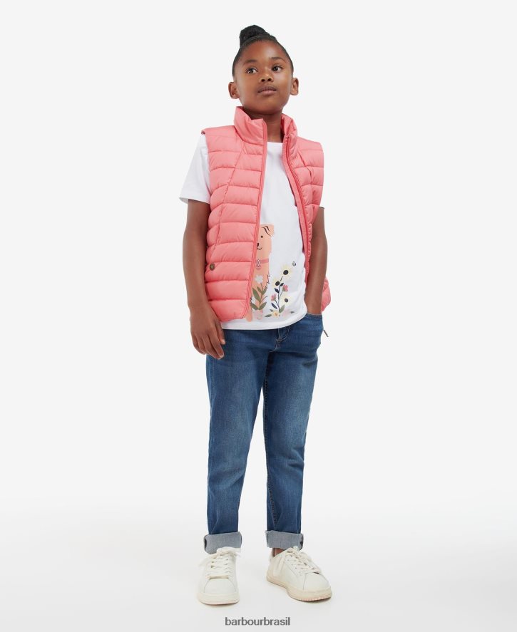 roupas Barbour yara colete cão multi marinho/marinho garotas NH44422554