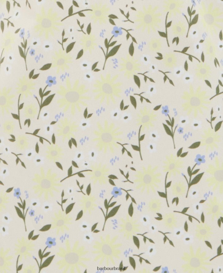 roupas Barbour Jaqueta impermeável estampada maara girassol ditsy garotas NH44422553