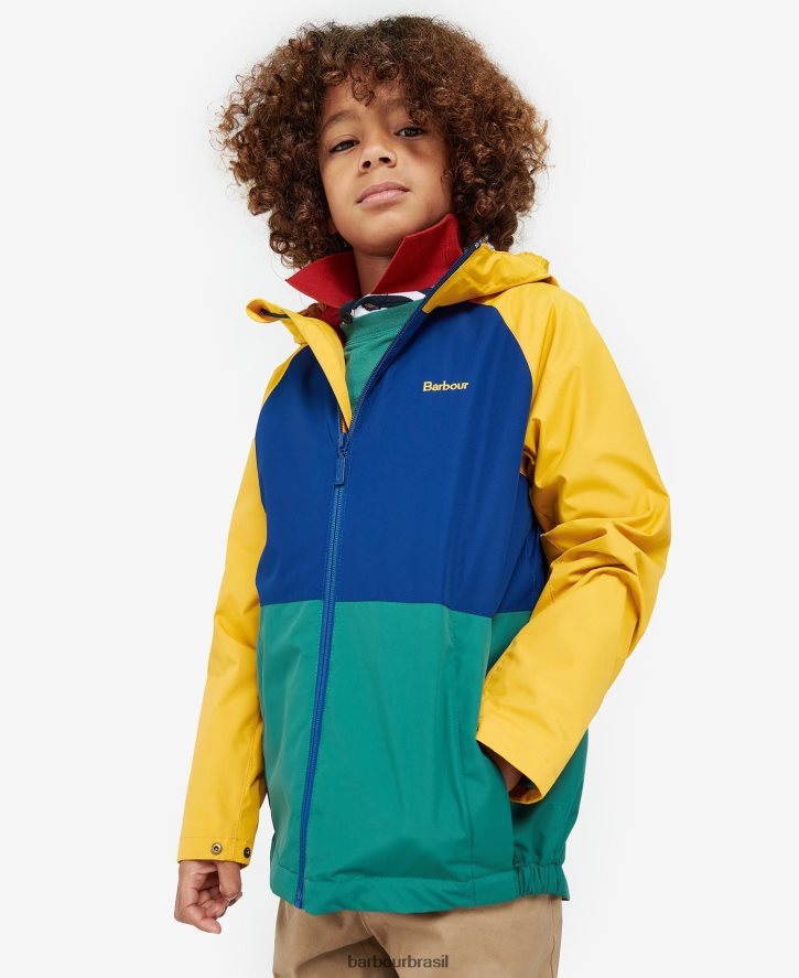 roupas Barbour casaco impermeável cromar ocre Rapazes NH44422499