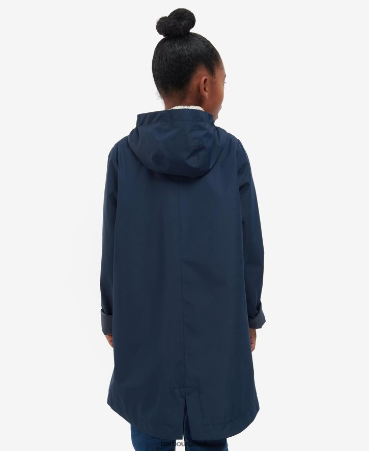 roupas Barbour jaqueta à prova de banho hama girassol marinho/estranho garotas NH44422556