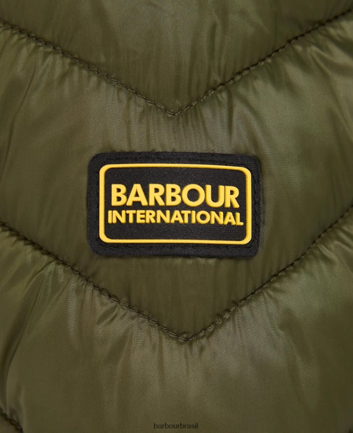 roupas Barbour jaqueta acolchoada cosford cerise/cerise terrazzo garotas NH44422548