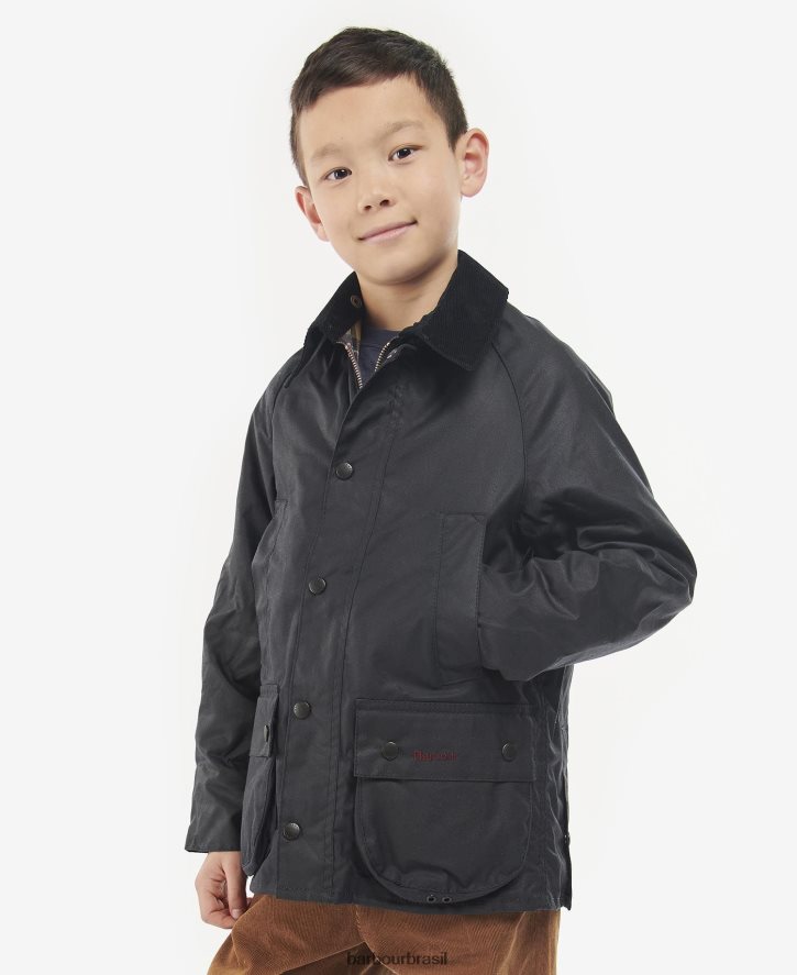 roupas Barbour jaqueta encerada bedale marinha Rapazes NH44422473