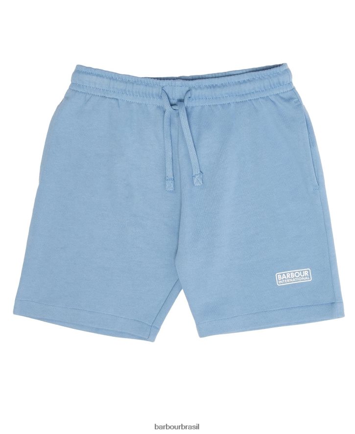 roupas Barbour conjunto de moletom e shorts trick meio zíper preto clássico Rapazes NH44422526