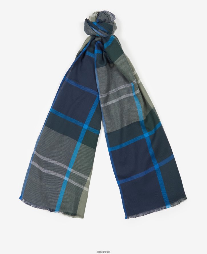 acessórios Barbour cachecol walshaw tartã clássico homens NH44422348