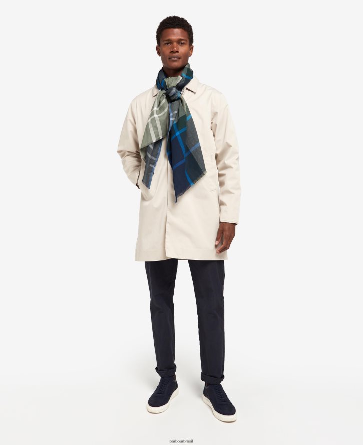 acessórios Barbour cachecol walshaw tartã clássico homens NH44422348