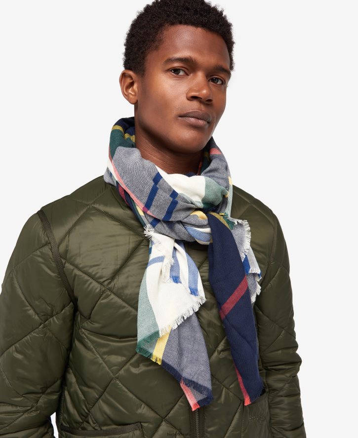 acessórios Barbour cachecol walshaw tartã clássico homens NH44422353