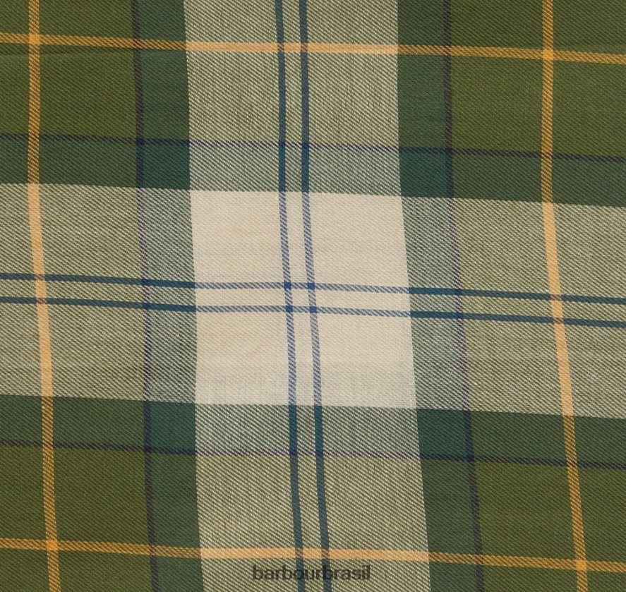 acessórios Barbour conjunto de caixa de presente de lenço relógio preto/monocromático homens NH44422349