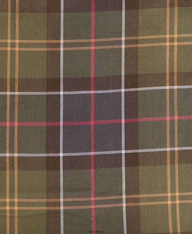 acessórios Barbour conjunto de caixa de presente de lenço relógio preto/monocromático homens NH44422354