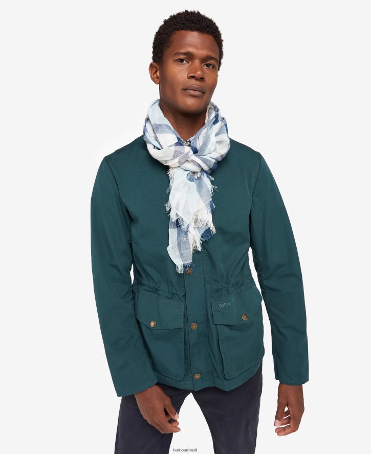 acessórios Barbour lenço xadrez welton vestido de pedra tartan homens NH44422355