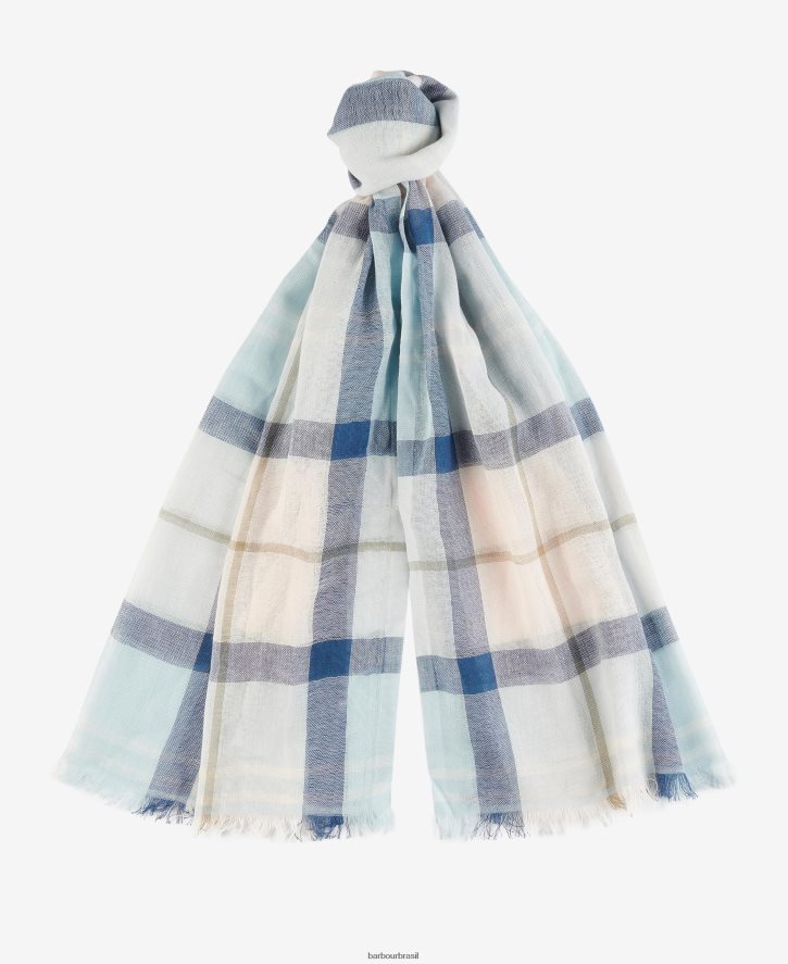 acessórios Barbour lenço xadrez welton vestido de pedra tartan homens NH44422355