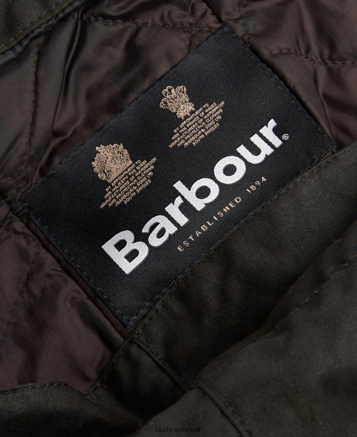 acessórios Barbour capa de tempestade de cera preto homens NH44422320