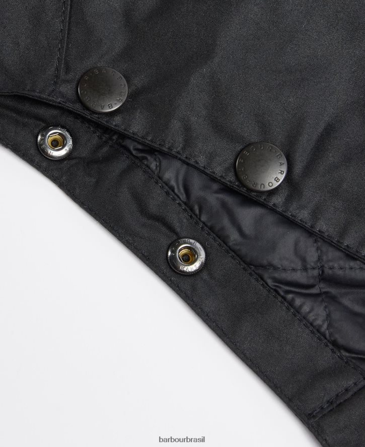 acessórios Barbour capa de tempestade de cera preto homens NH44422337