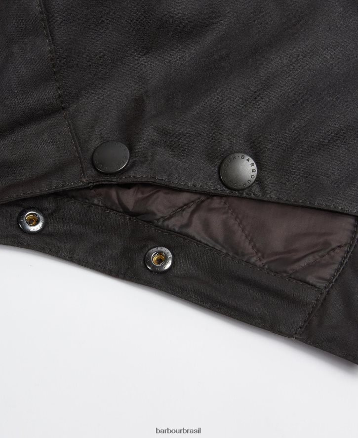 acessórios Barbour capa de tempestade de cera preto homens NH44422338