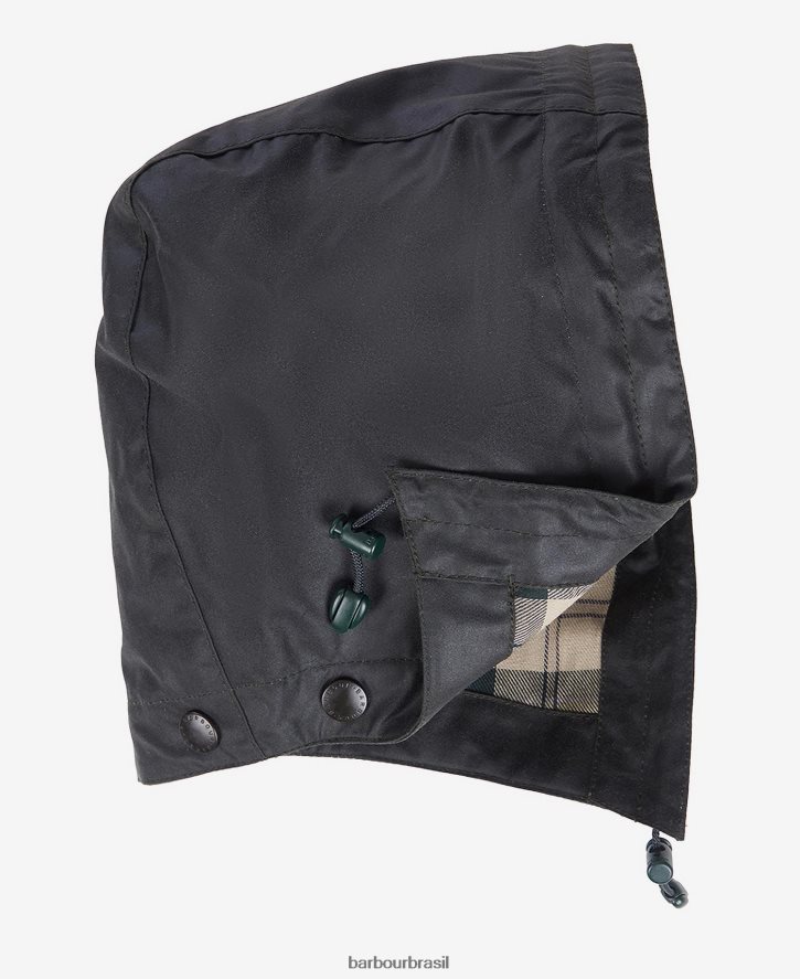 acessórios Barbour capuz de algodão de cera latido homens NH44422315