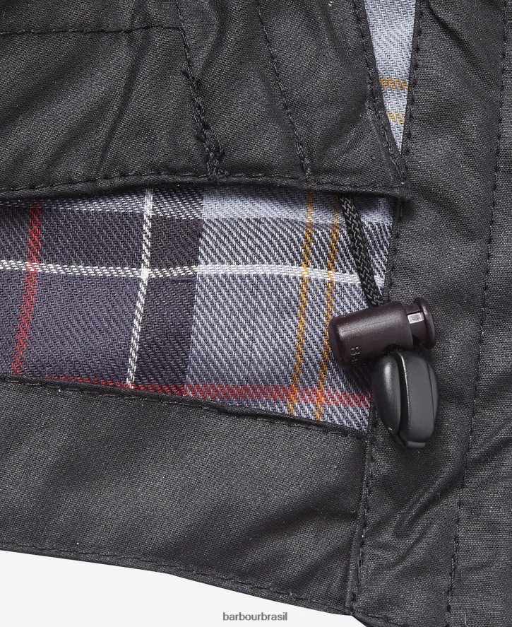 acessórios Barbour capuz de algodão de cera latido homens NH44422325