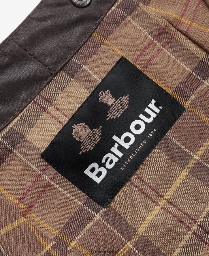 acessórios Barbour capuz de algodão de cera preto homens NH44422319