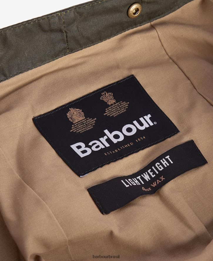 acessórios Barbour capuz de cera leve areia homens NH44422317