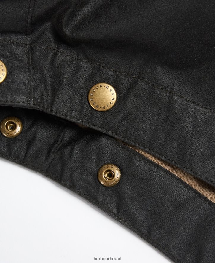 acessórios Barbour capuz de cera leve areia homens NH44422339