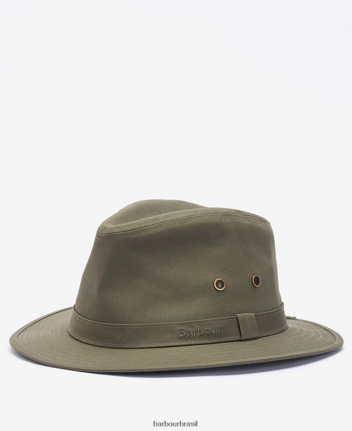 acessórios Barbour chapéu safari dawson arenito homens NH44422248