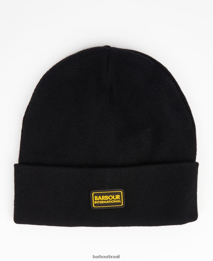 acessórios Barbour legado de sensor de gorro internacional preto homens NH44422313
