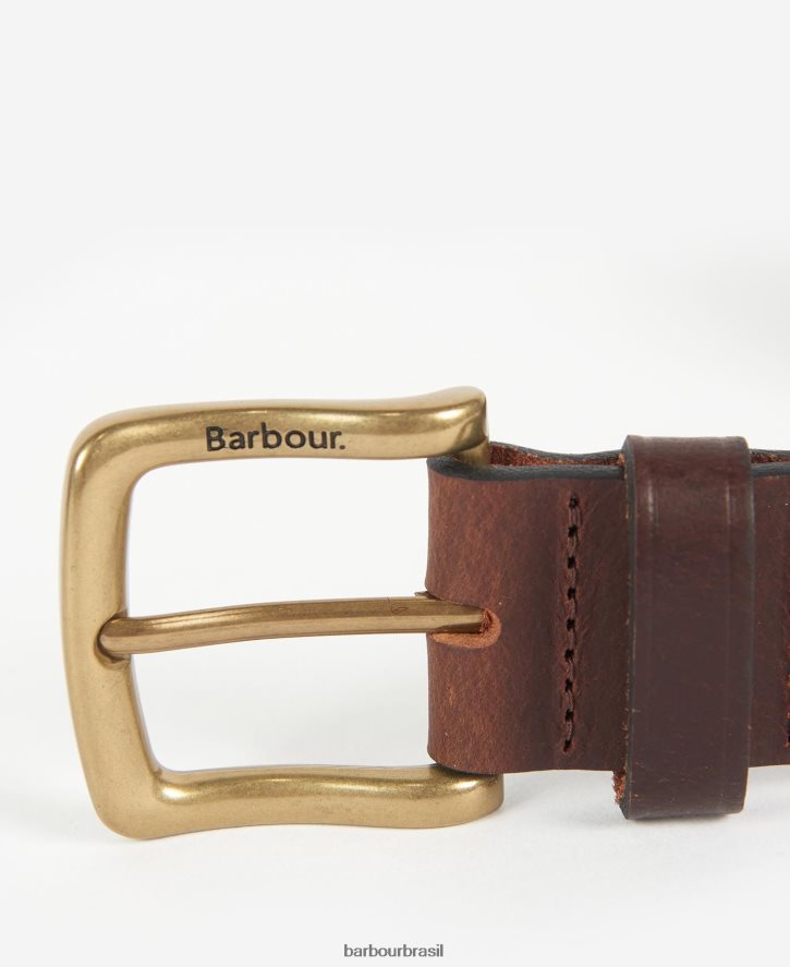 acessórios Barbour Conjunto de carteira e cinto Haydon marrom escuro homens NH44422222