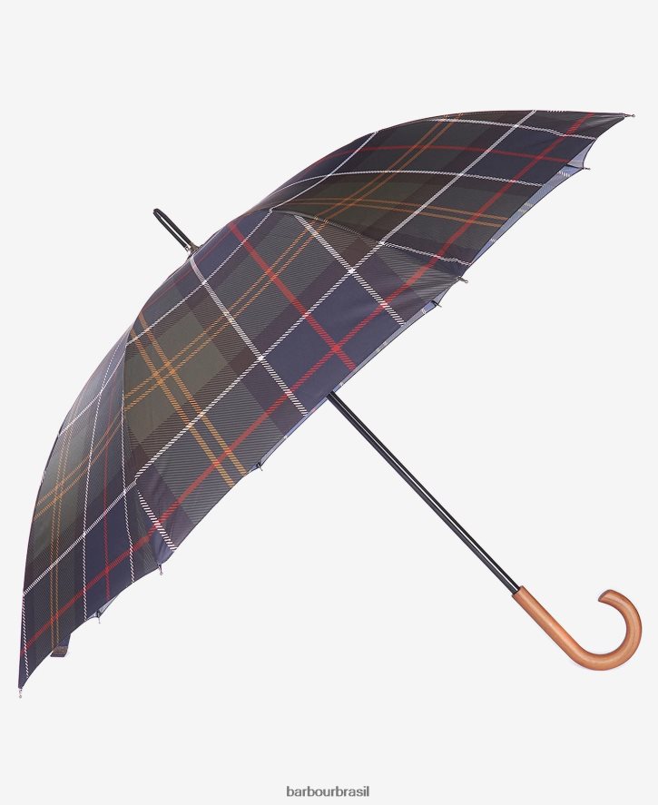acessórios Barbour guarda-chuva tartan walker clássico homens NH44422372