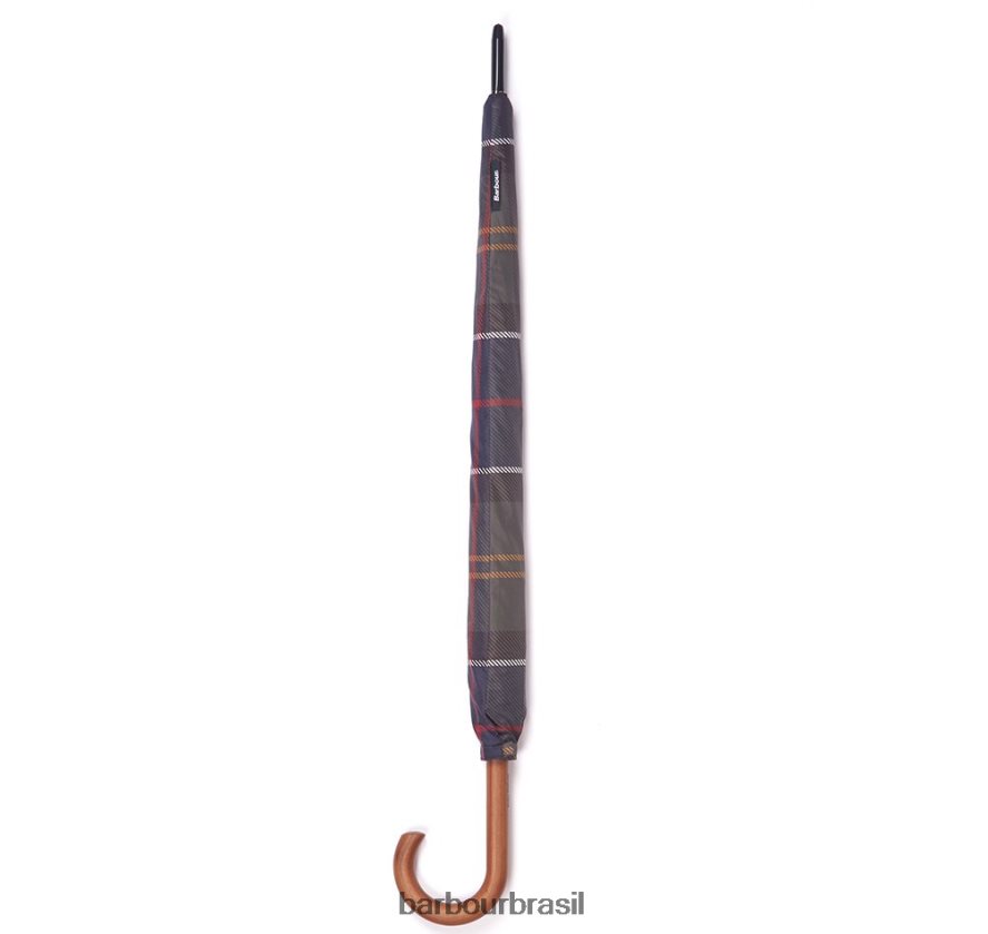 acessórios Barbour guarda-chuva tartan walker clássico homens NH44422372