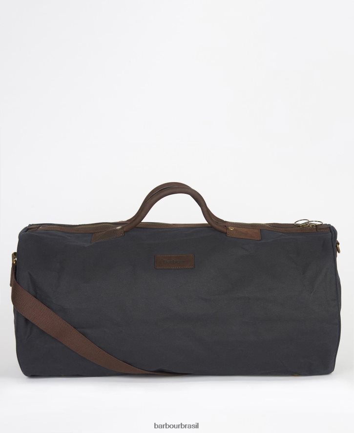 acessórios Barbour bolsa de cera marinha homens NH44422180