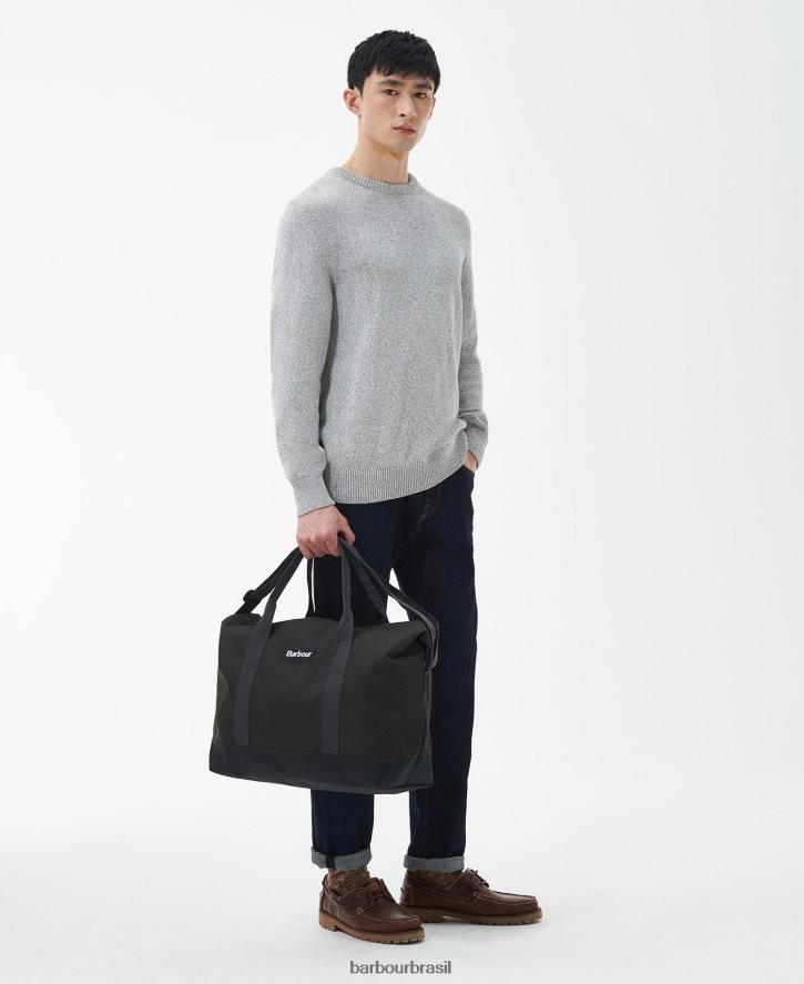 acessórios Barbour bolsa de lona highfield marinho/oliva homens NH44422195