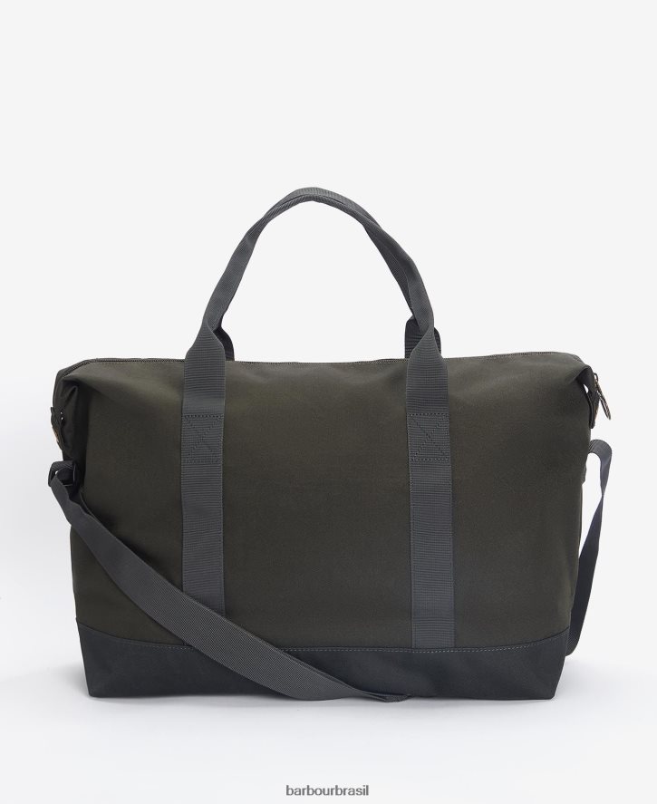 acessórios Barbour bolsa de lona highfield marinho/oliva homens NH44422195