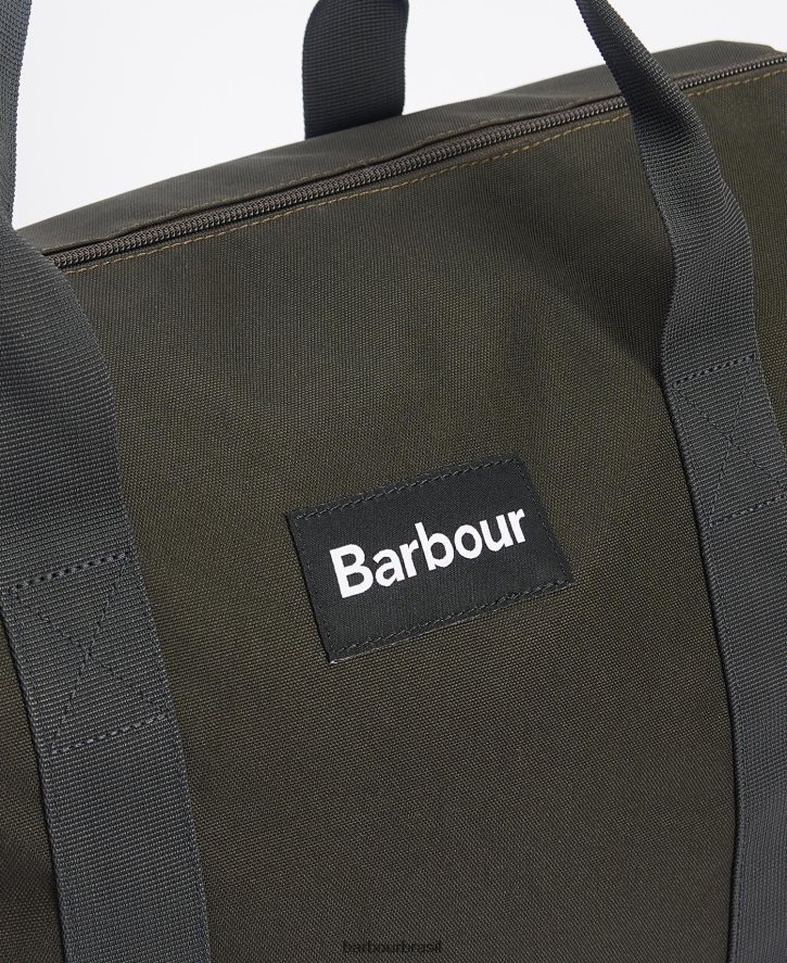 acessórios Barbour bolsa de lona highfield marinho/oliva homens NH44422195