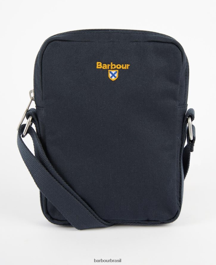 acessórios Barbour bolsa de vôo em cascata marinha homens NH44422177
