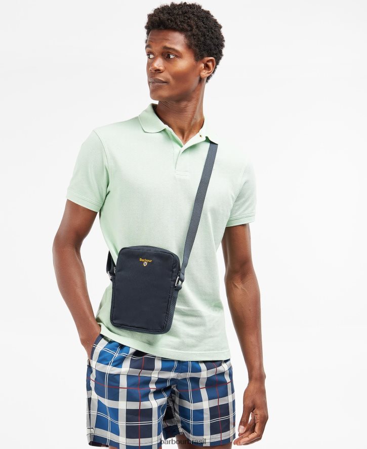 acessórios Barbour bolsa de vôo em cascata marinha homens NH44422177