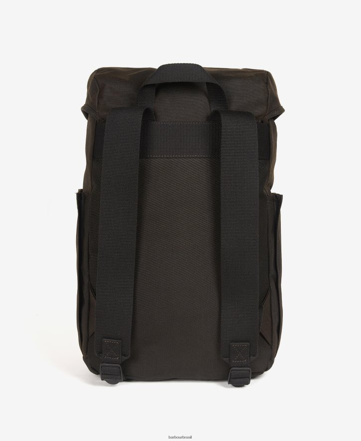 acessórios Barbour mochila de cera essencial marinha homens NH44422186