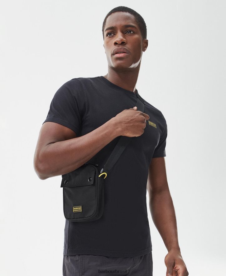 acessórios Barbour saco utilitário ripstop preto homens NH44422200