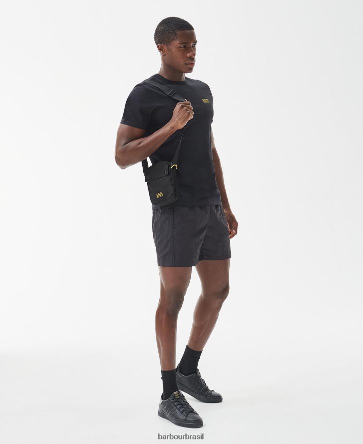 acessórios Barbour saco utilitário ripstop preto homens NH44422200