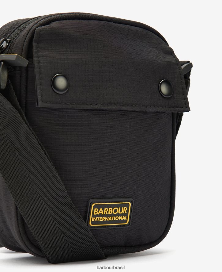 acessórios Barbour saco utilitário ripstop preto homens NH44422200