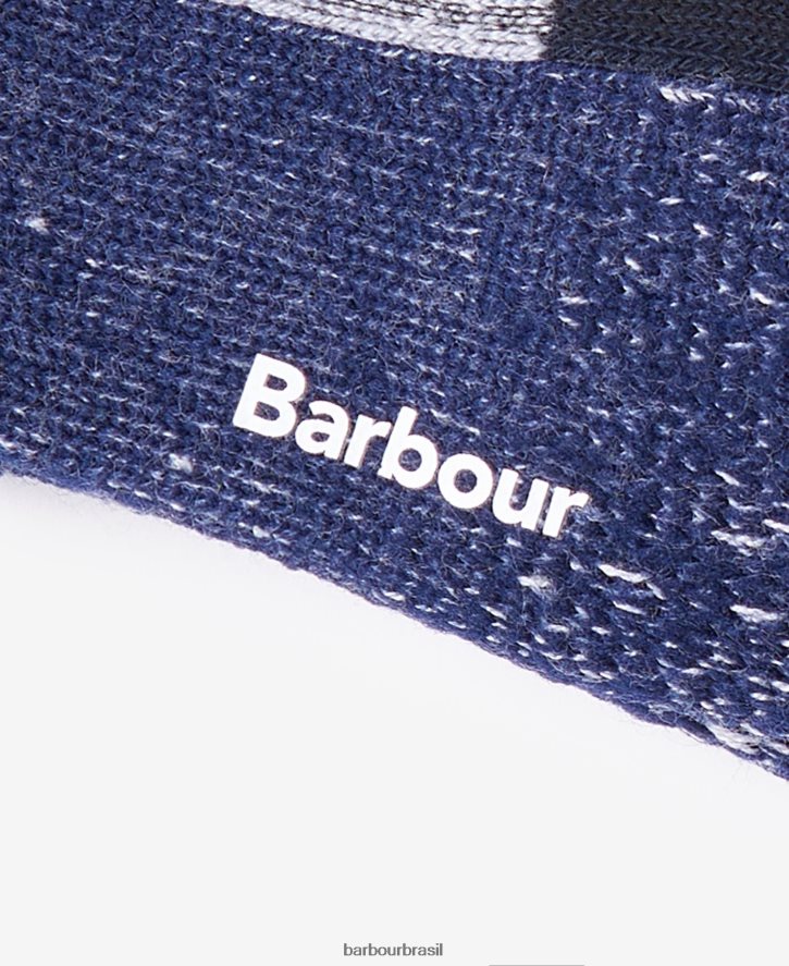 acessórios Barbour meias de caminhada lowland coolmax preto homens NH44422360