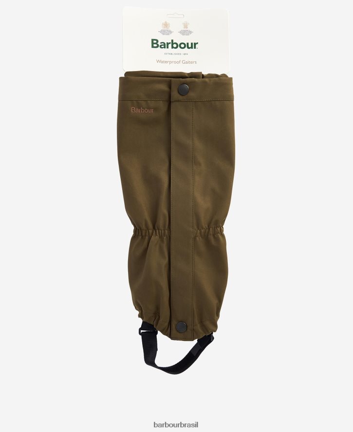 acessórios Barbour polaina de resistência verde escuro homens NH44421361