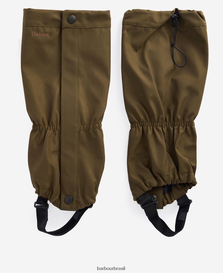 acessórios Barbour polaina de resistência verde escuro homens NH44421361