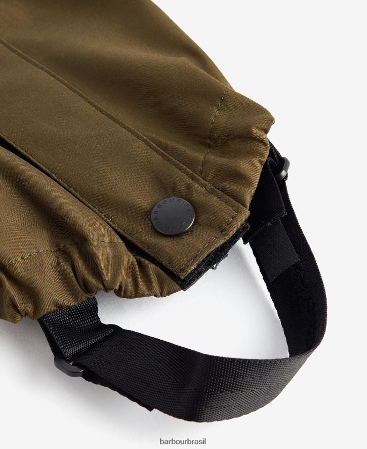 acessórios Barbour polaina de resistência verde escuro homens NH44421361