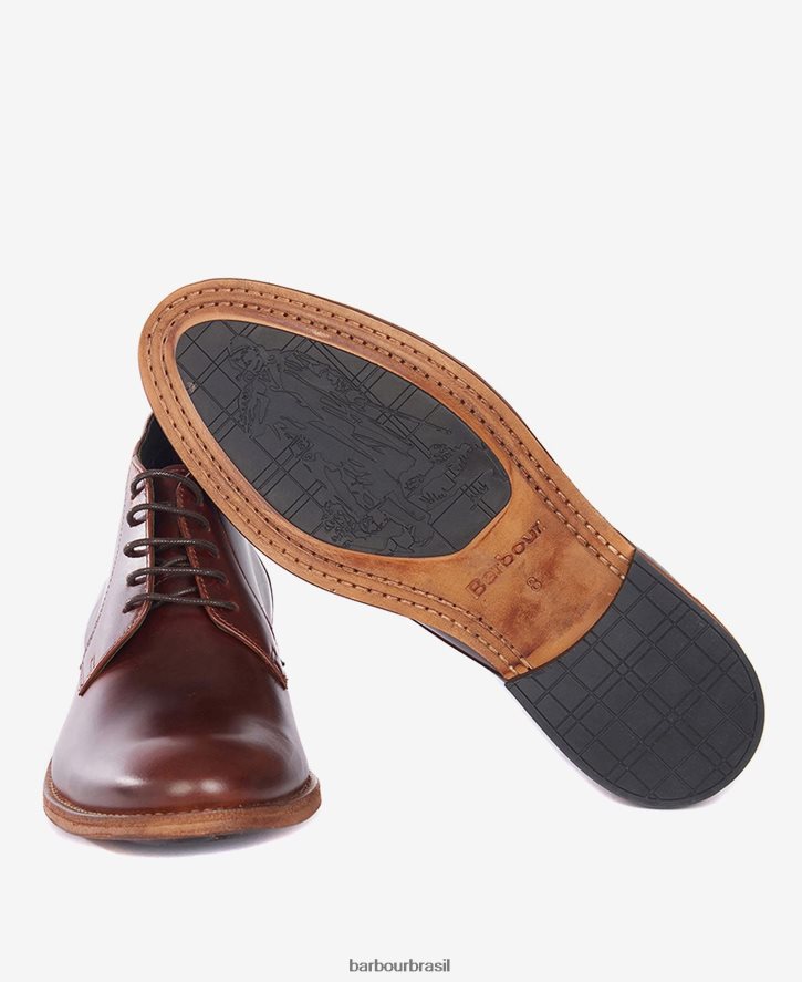 calçados Barbour bota chukka benwell grão de castanha homens NH44421269
